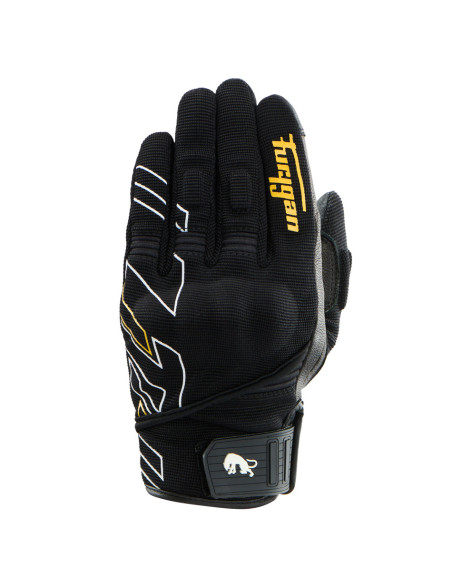 Gants Femme Furygan JET NEON D3O LADY - Noir Blanc Or