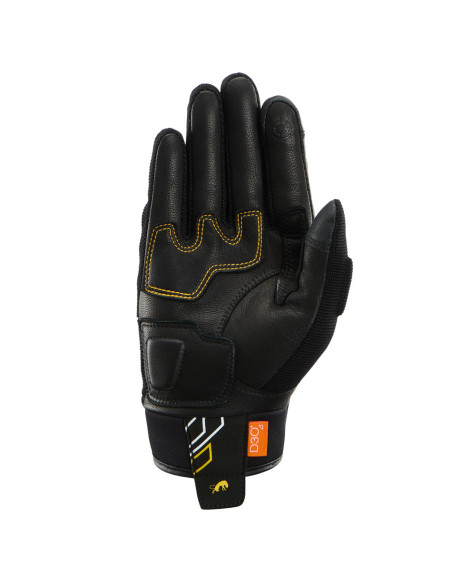 Gants Femme Furygan JET NEON D3O LADY - Noir Blanc Or