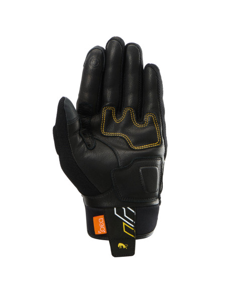 Gants Femme Furygan JET NEON D3O LADY - Noir Blanc Or