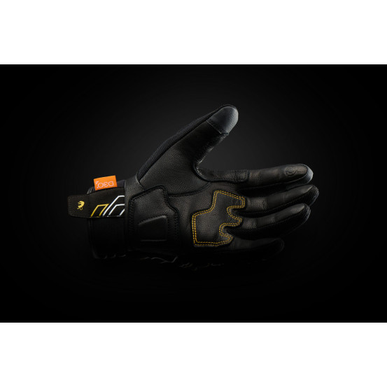 Gants Femme Furygan JET NEON D3O LADY - Noir Blanc Or