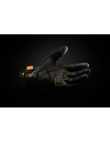 Gants Femme Furygan JET NEON D3O LADY - Noir Blanc Or