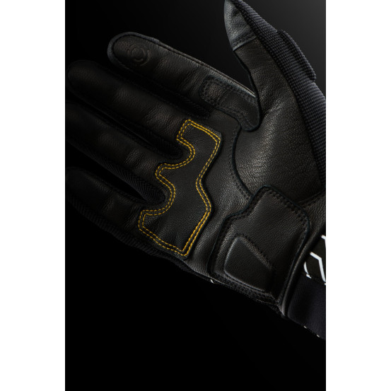 Gants Femme Furygan JET NEON D3O LADY - Noir Blanc Or