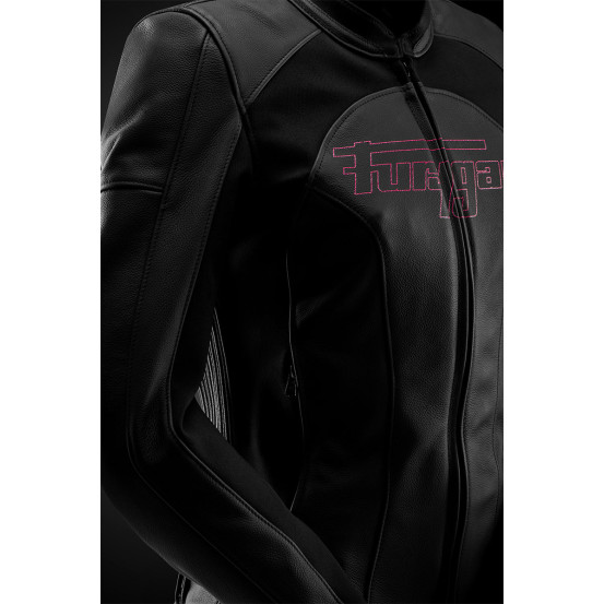 Blouson Femme Furygan ROMY - Noir Rose
