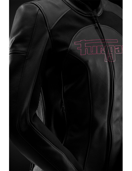 Blouson Femme Furygan ROMY - Noir Rose
