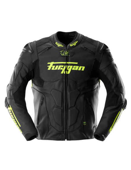 Blouson Furygan RAPTOR EVO 3 - Noir Jaune Fluo