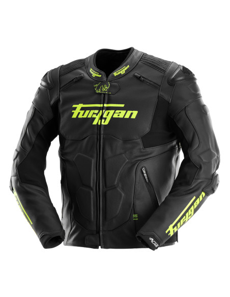 Blouson Furygan RAPTOR EVO 3 - Noir Jaune Fluo