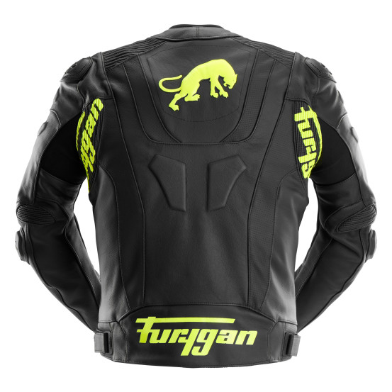 Blouson Furygan RAPTOR EVO 3 - Noir Jaune Fluo