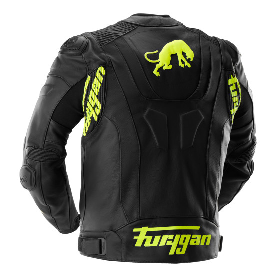 Blouson Furygan RAPTOR EVO 3 - Noir Jaune Fluo