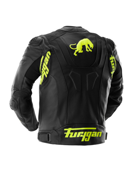 Blouson Furygan RAPTOR EVO 3 - Noir Jaune Fluo