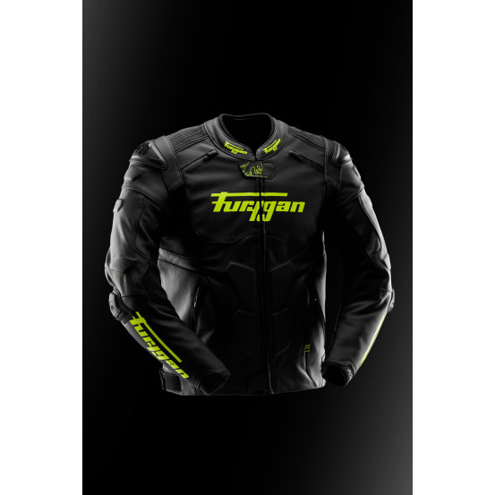 Blouson Furygan RAPTOR EVO 3 - Noir Jaune Fluo