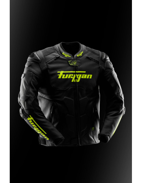 Blouson Furygan RAPTOR EVO 3 - Noir Jaune Fluo