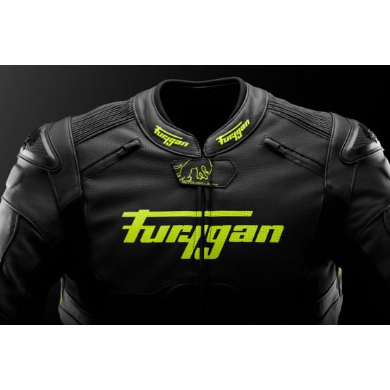 Blouson Furygan RAPTOR EVO 3 - Noir Jaune Fluo