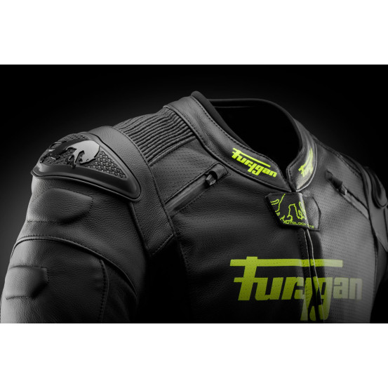 Blouson Furygan RAPTOR EVO 3 - Noir Jaune Fluo
