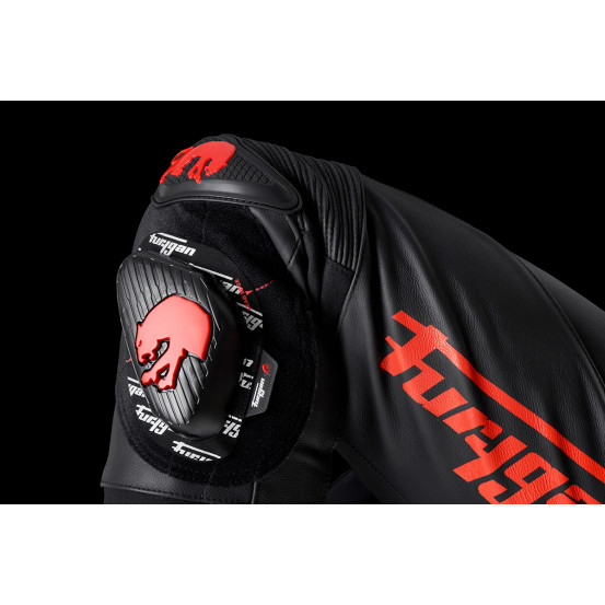 Pantalon Furygan DRACK - Noir Rouge