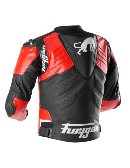 Blouson Furygan SIRIUS - Noir Rouge Blanc