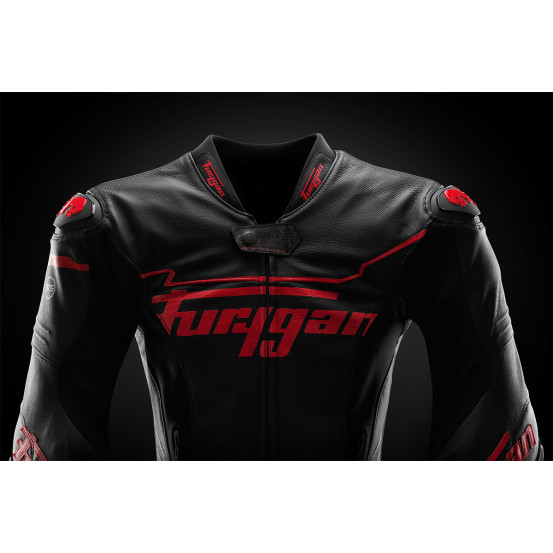 Blouson Furygan SIRIUS - Noir Rouge