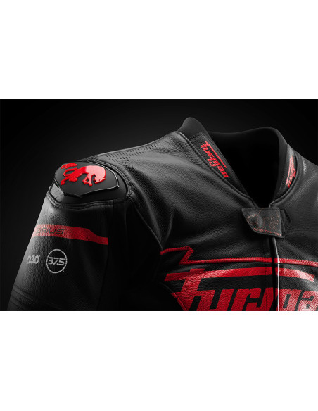 Blouson Furygan SIRIUS - Noir Rouge