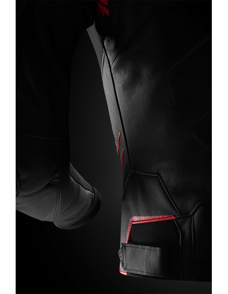 Blouson Furygan SIRIUS - Noir Rouge