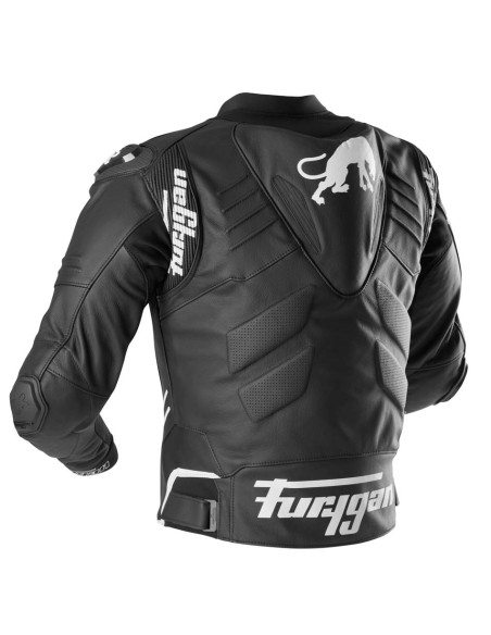 Blouson Furygan SIRIUS - Noir Blanc