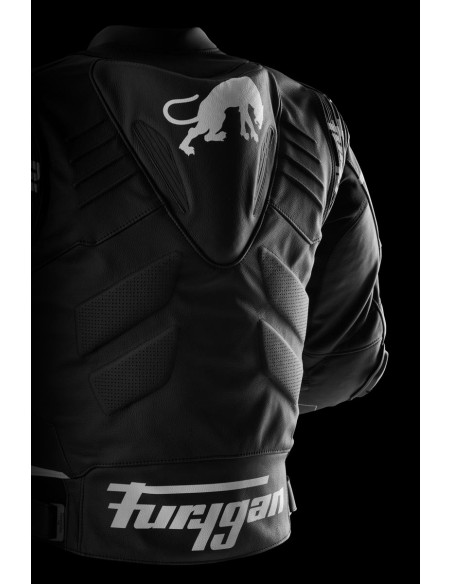 Blouson Furygan SIRIUS - Noir Blanc