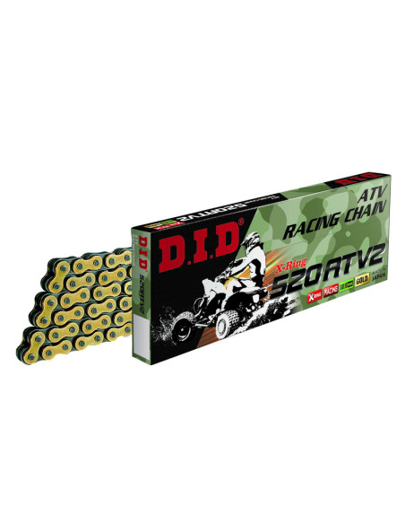 Chaine quad DID 520 ATV2 X-Ring renforcée