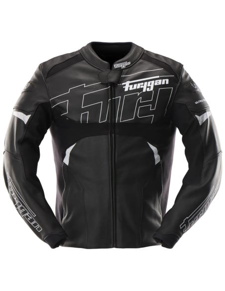 Blouson Furygan HELIX - Noir Blanc