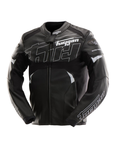 Blouson Furygan HELIX - Noir Blanc