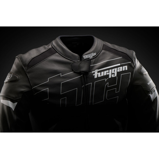 Blouson Furygan HELIX - Noir Blanc