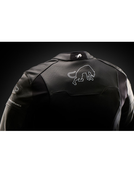 Blouson Furygan HELIX - Noir Blanc