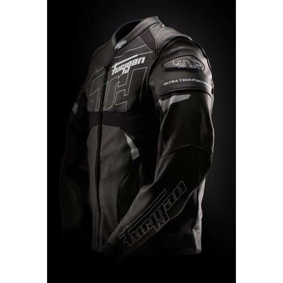 Blouson Furygan HELIX - Noir Blanc