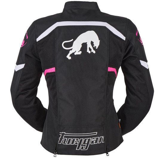 Blouson Femme Furygan MYSTIC EVO VENTED - Noir Blanc Rose