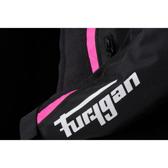 Blouson Femme Furygan MYSTIC EVO VENTED - Noir Blanc Rose