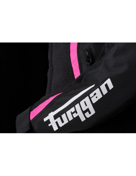 Blouson Femme Furygan MYSTIC EVO VENTED - Noir Blanc Rose