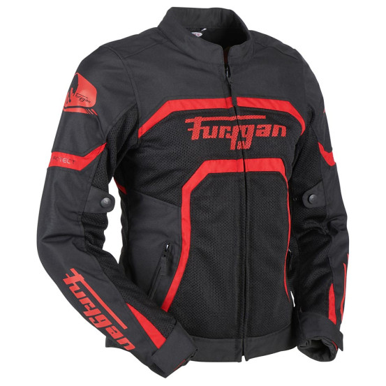 Blouson Femme Furygan MYSTIC EVO VENTED - Noir Rouge