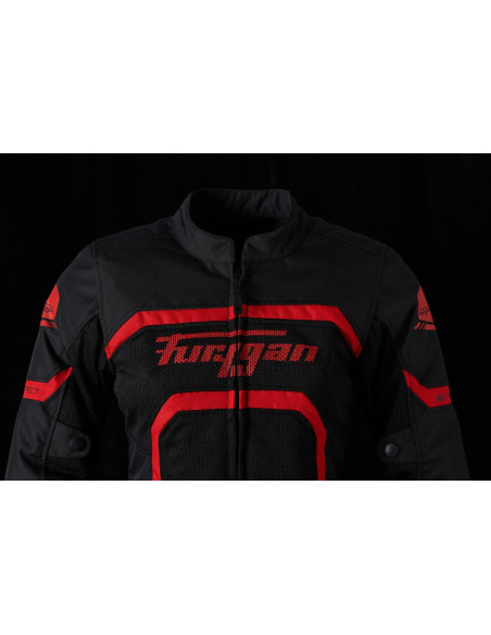 Blouson Femme Furygan MYSTIC EVO VENTED - Noir Rouge