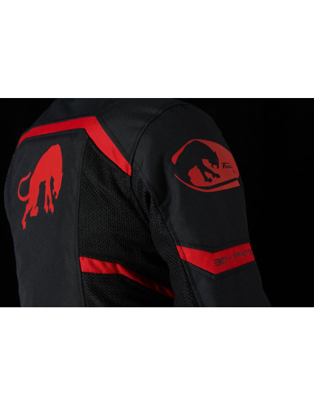 Blouson Femme Furygan MYSTIC EVO VENTED - Noir Rouge