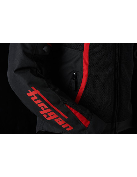 Blouson Femme Furygan MYSTIC EVO VENTED - Noir Rouge