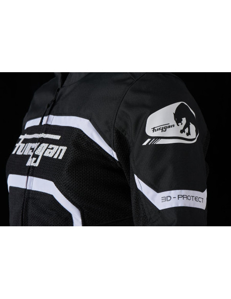 Blouson Femme Furygan MYSTIC EVO VENTED - Noir Blanc