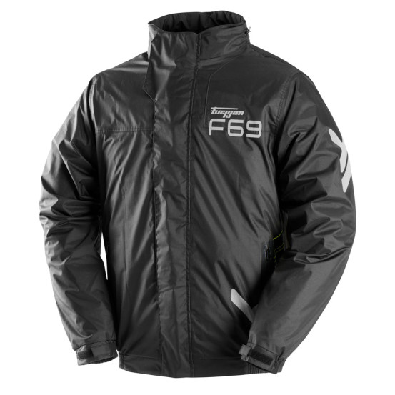 Veste pluie Furygan TORNADO - Noir Jaune Fluo