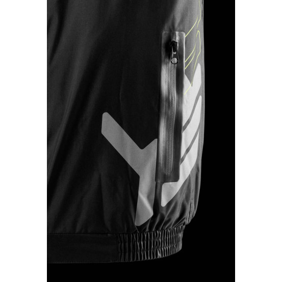 Veste pluie Furygan TORNADO - Noir Jaune Fluo