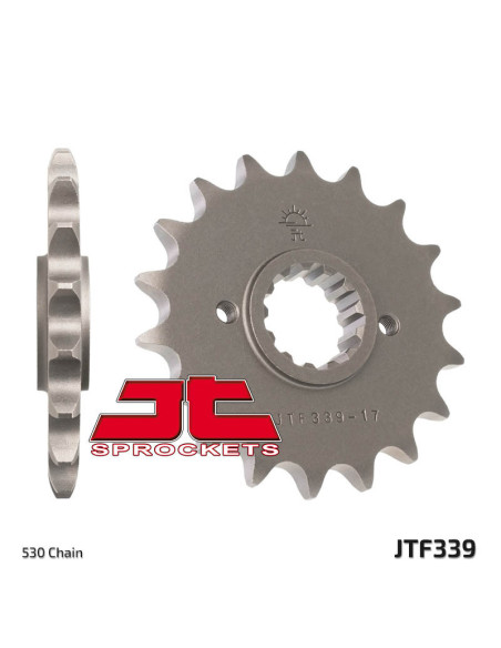 Pignon acier JT - Pas 530 - HONDA 700 à 1300cc