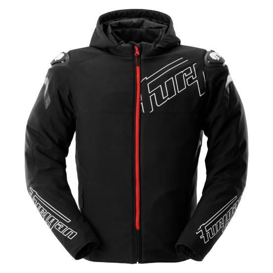 Blouson Furygan SEKTOR ROADSTER EVO - Noir Blanc Rouge