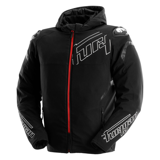 Blouson Furygan SEKTOR ROADSTER EVO - Noir Blanc Rouge