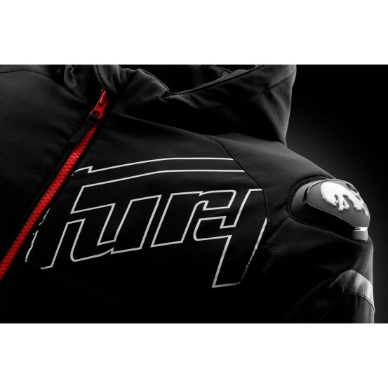 Blouson Furygan SEKTOR ROADSTER EVO - Noir Blanc Rouge