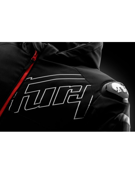 Blouson Furygan SEKTOR ROADSTER EVO - Noir Blanc Rouge
