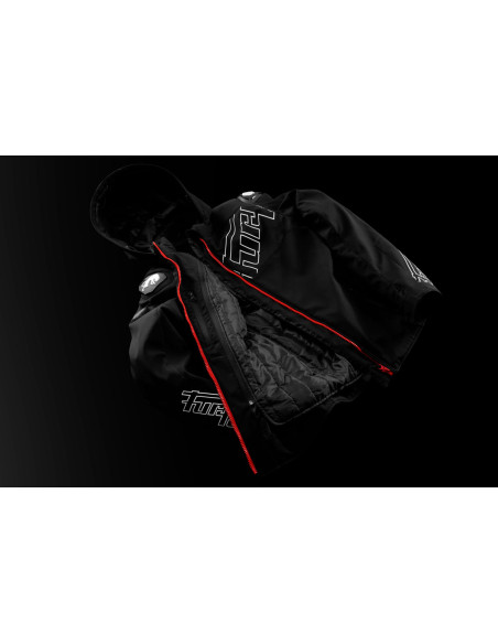 Blouson Furygan SEKTOR ROADSTER EVO - Noir Blanc Rouge