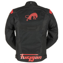 Blouson Furygan ATOM VENTED EVO - Noir Rouge 2