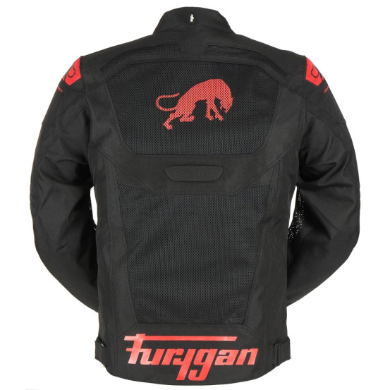 Blouson Furygan ATOM VENTED EVO - Noir Rouge