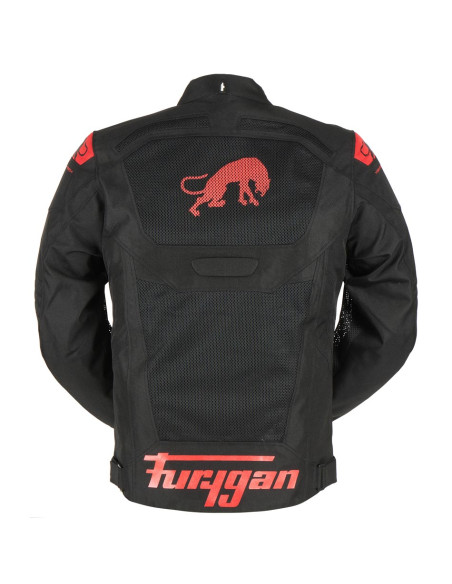 Blouson Furygan ATOM VENTED EVO - Noir Rouge