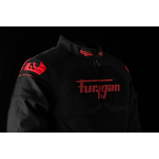 Blouson Furygan ATOM VENTED EVO - Noir Rouge